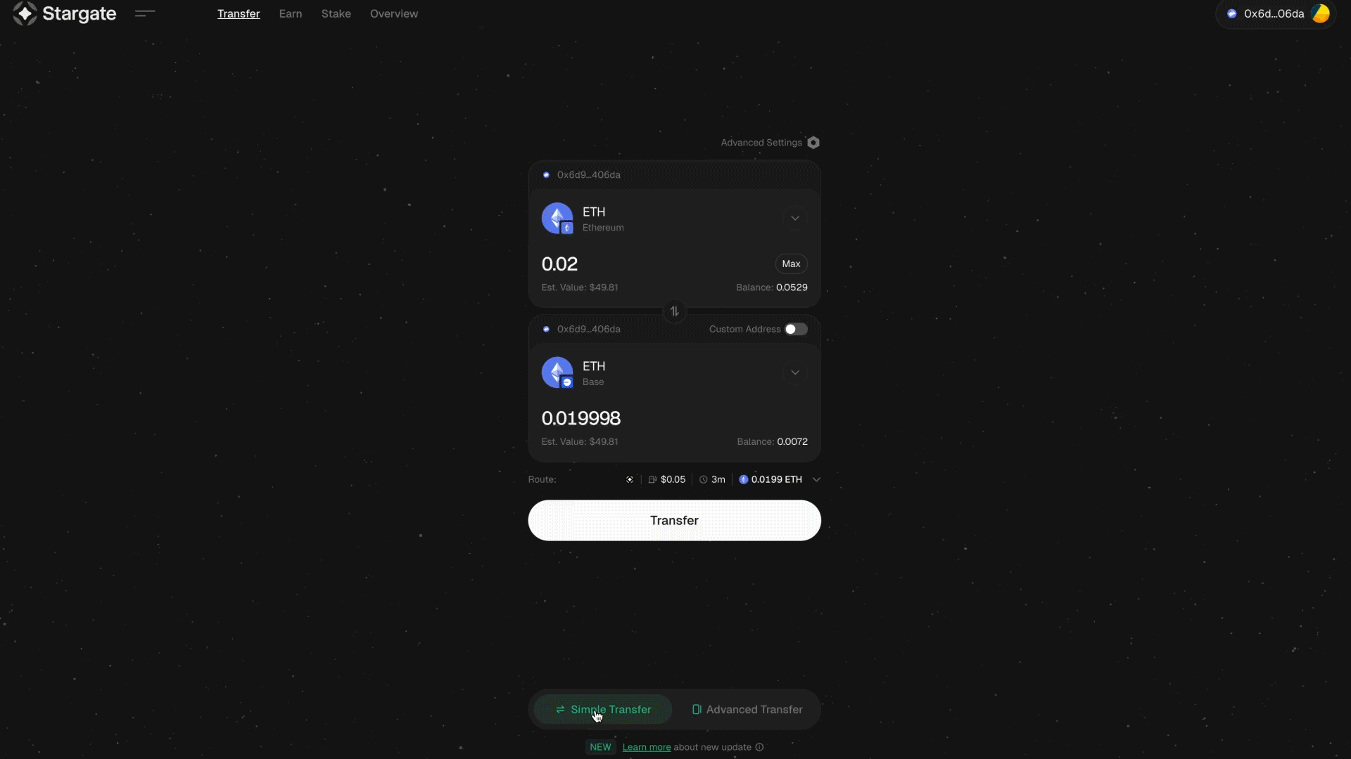 Stargate Interface